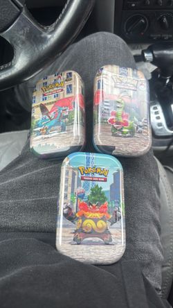 Pokemon mini tins