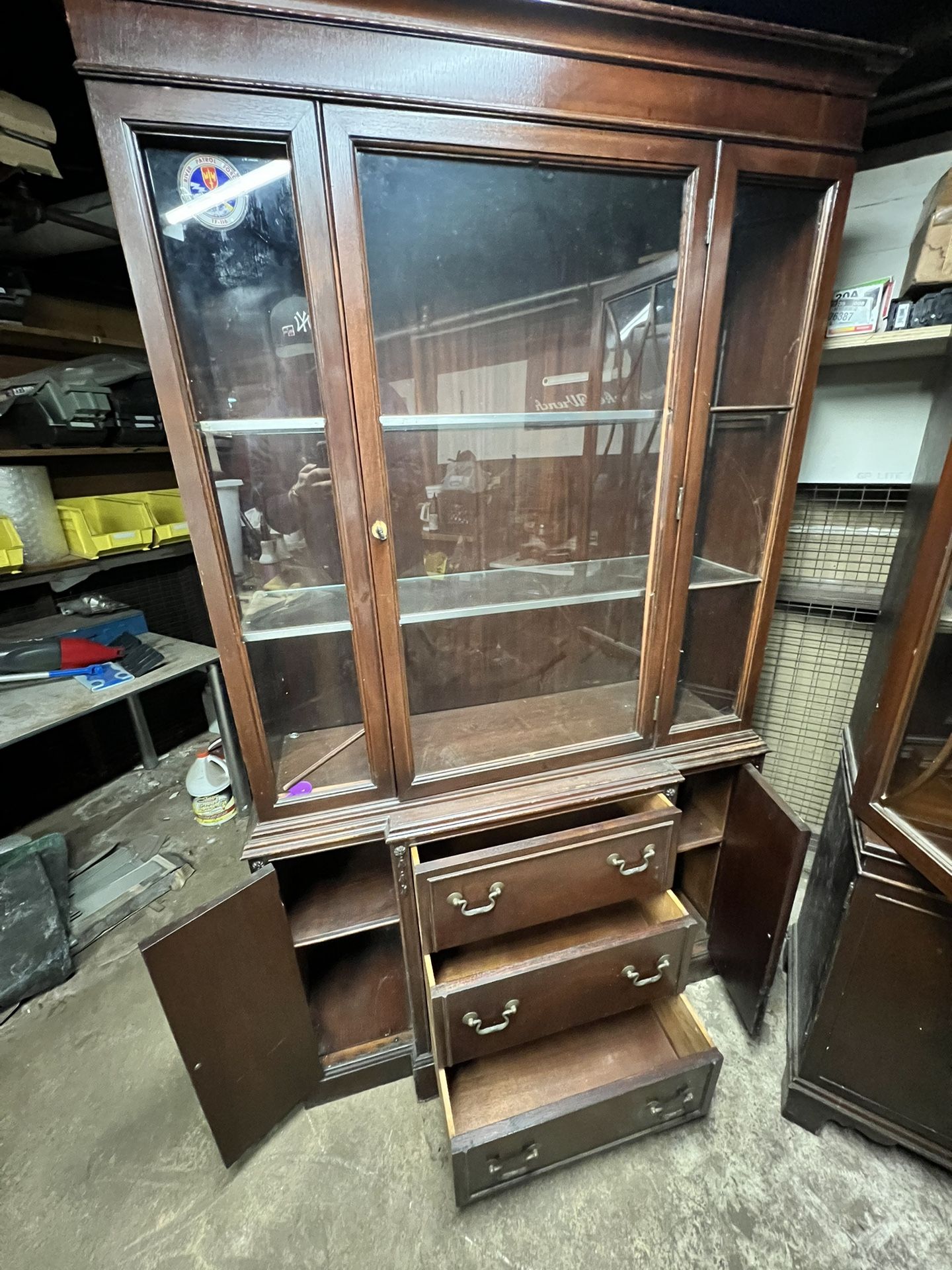 Cabinet And Dresser Combo With LED