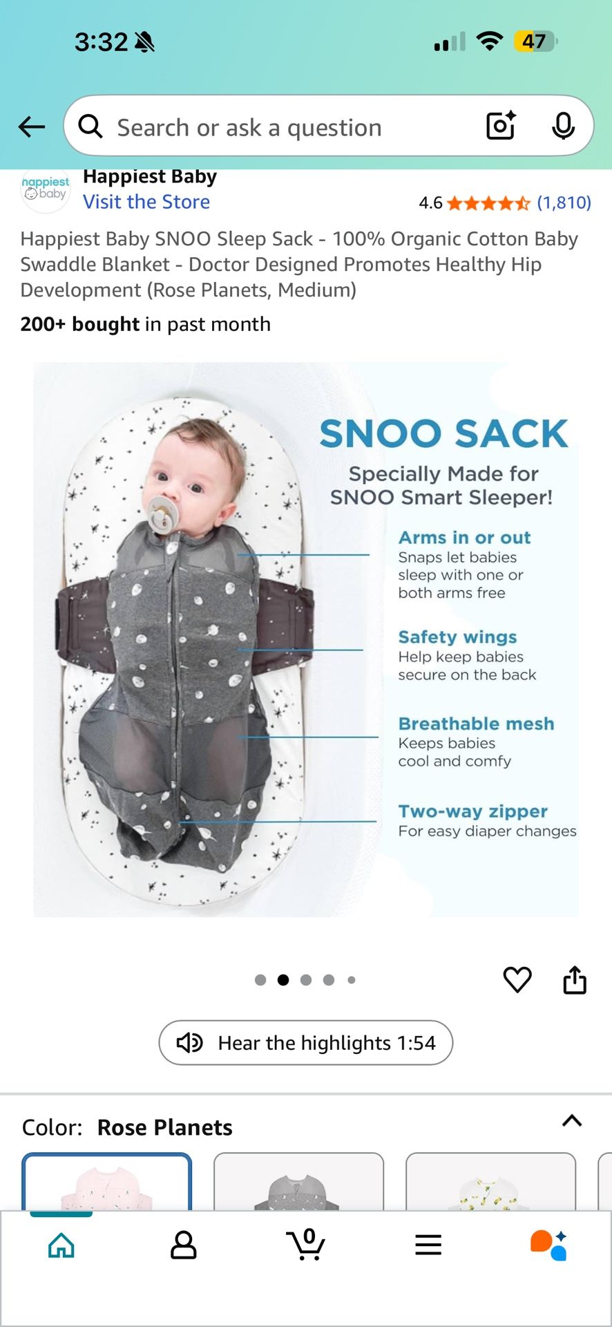 Baby Snoo Sack