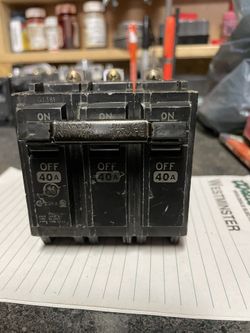 Circuit Breakers GE 40A 3 Phase