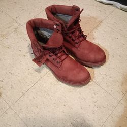 Maroon Timberland Size 10 1/2