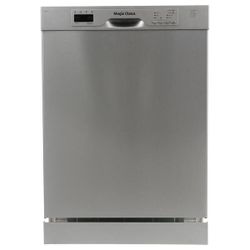 Magic Clean 24 in. Stainless Steel Front Control Dishwasher with Stainless Steel Tub