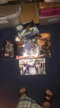 3 Star Wars New Model Kits And 1 Figure New Lower Price 