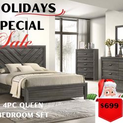 4 Pc Queen Bedroom Set 