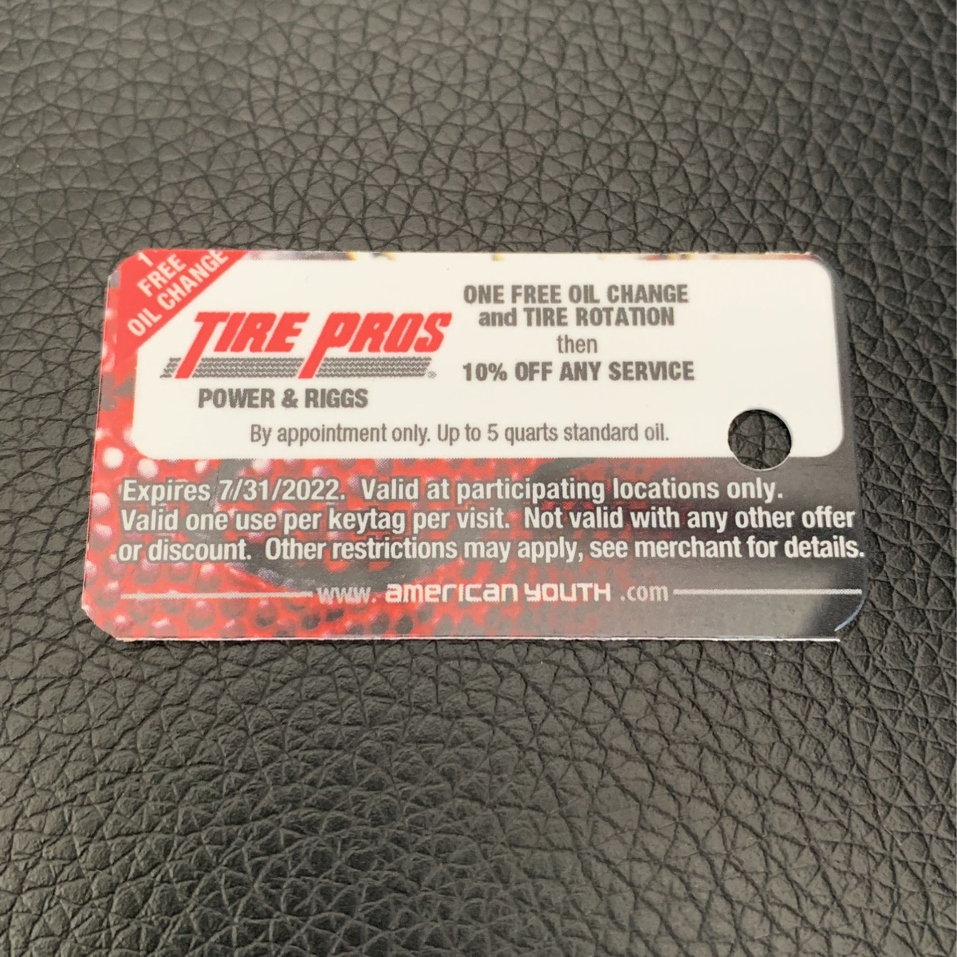 Free Oil Change Or 10% Off Coupon For Tire Pros Queen Creek Expires 7/31/2022
