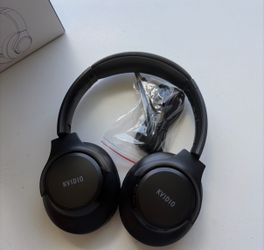 KVIDIO Bluetooth Headphones over Ear, 65 Hours Playtime Wireless Headphones