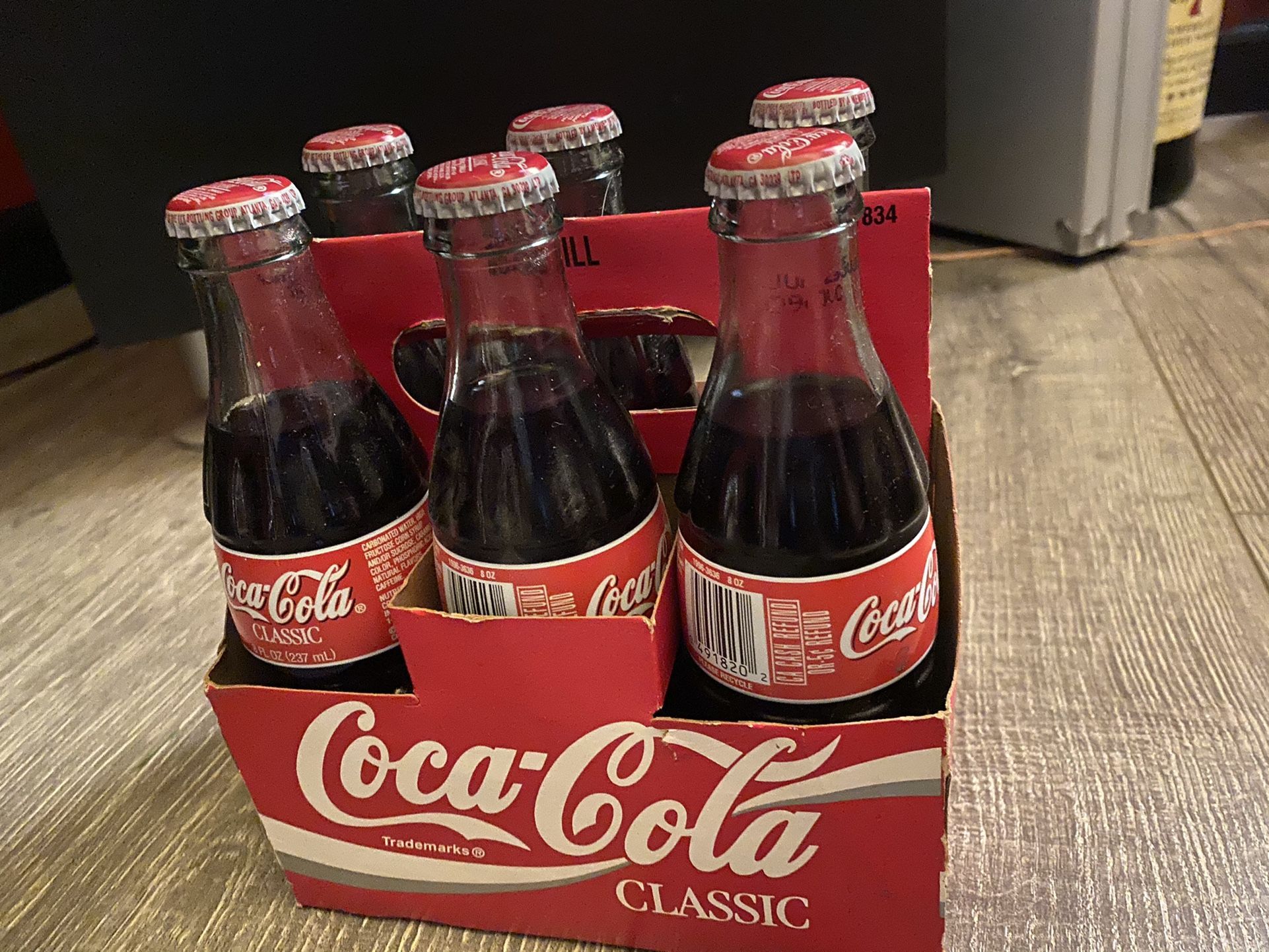 Coca-cola Vintage 6 Ok 8oz 1996