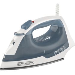 Easy Steam Compact Iron for Clothes, Automatic Shutoff, Nonstick Plate, Light Weight, 1200 Watts