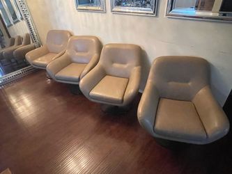 4 Mid Century Modern Style  Swivel Chairs by Uttermost