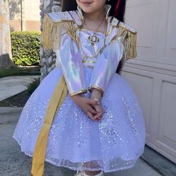 K-pop Mira dress with boots size 5 and boots 11