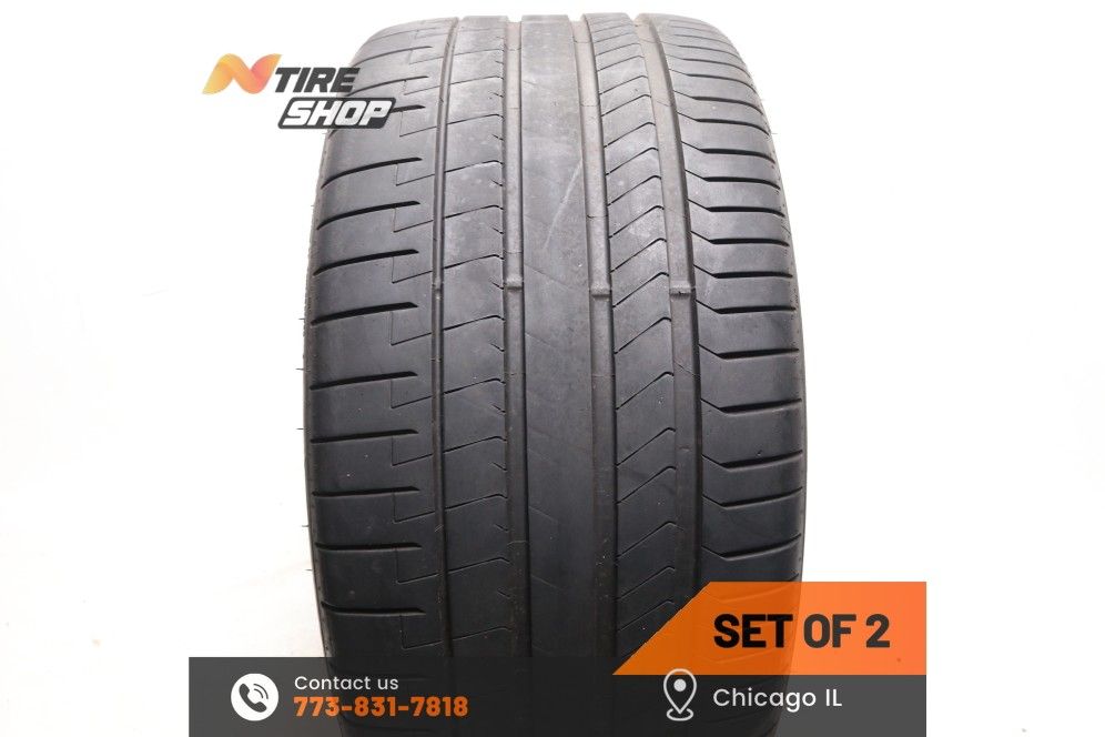 Set of 2 Used  7/32   Summer  325/30ZR23  109Y  Pirelli  P Zero PZ4 ALP