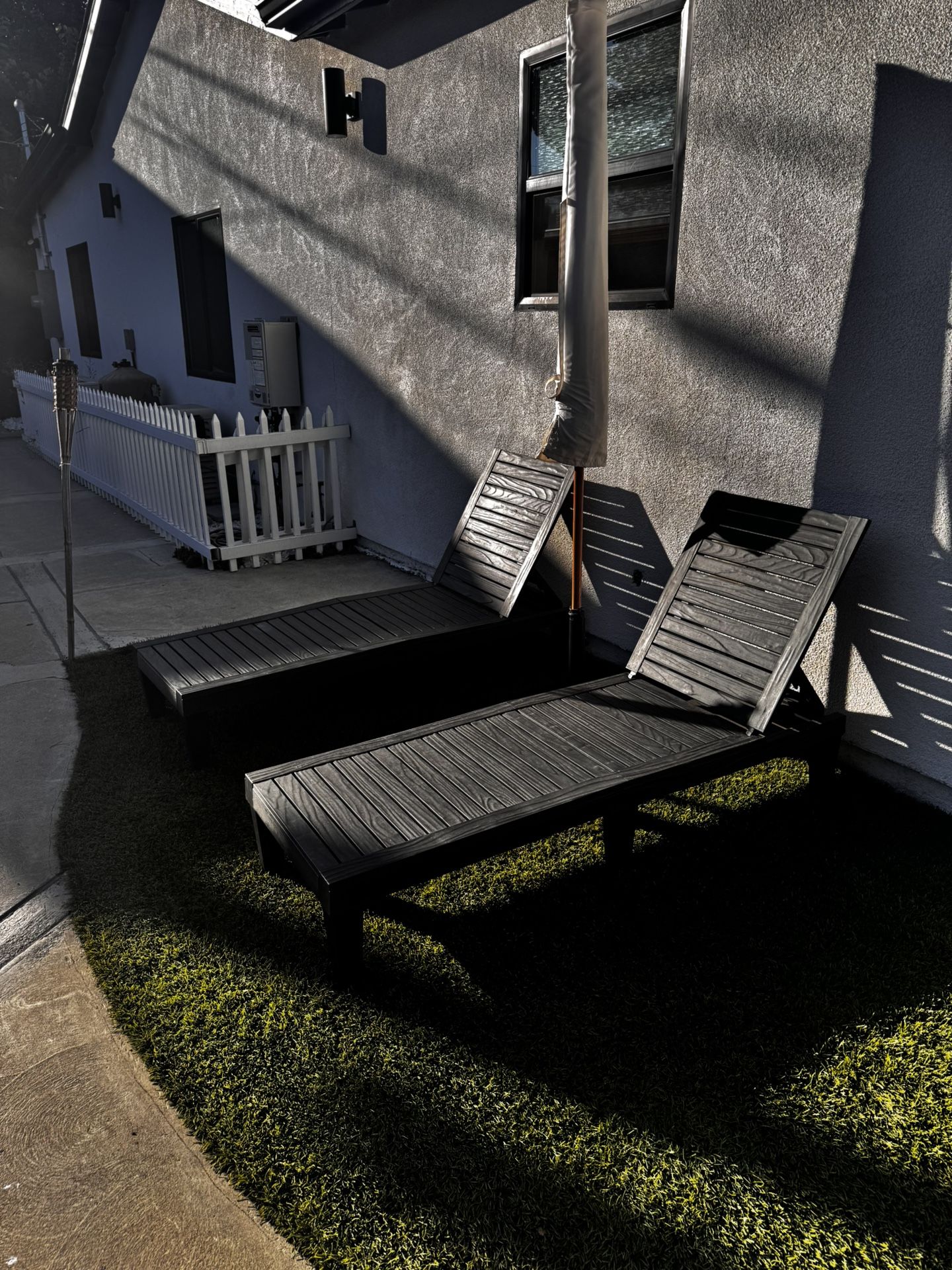 Outdoor Chaise Lounge Chair Set Of 2