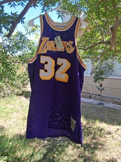 Vintage hardwood classics Mitchell Ness Authentic los angeles Lakers Jersey Johnson 3XL new