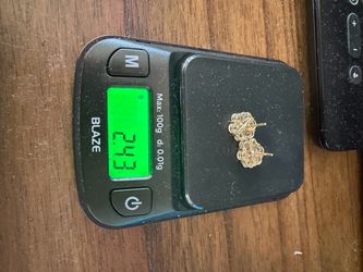 10k gold flower earrings