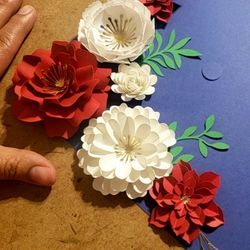 Small Cardstock Flower 