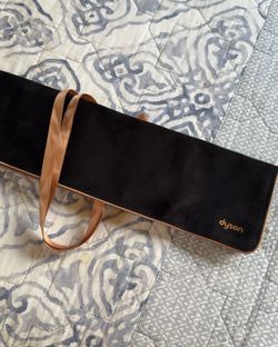 Dyson Black and Rose Gold Travel Straightener Hair Tool Pouch