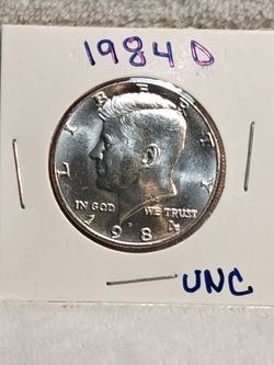 #785 Half Dollar 1984 D coin