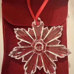 Baccarat 2025 Snowflake Ornament 