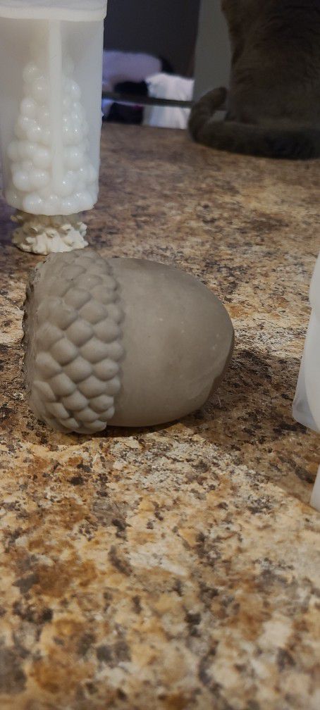 Silicone Acorn Candle Mold