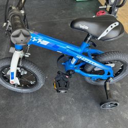 JoyStar WizKid blue bike, 12 inches 