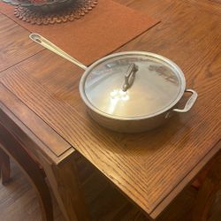 All-Clad Stainless Steel 4 qt. Covered Sauté Pan w/lid