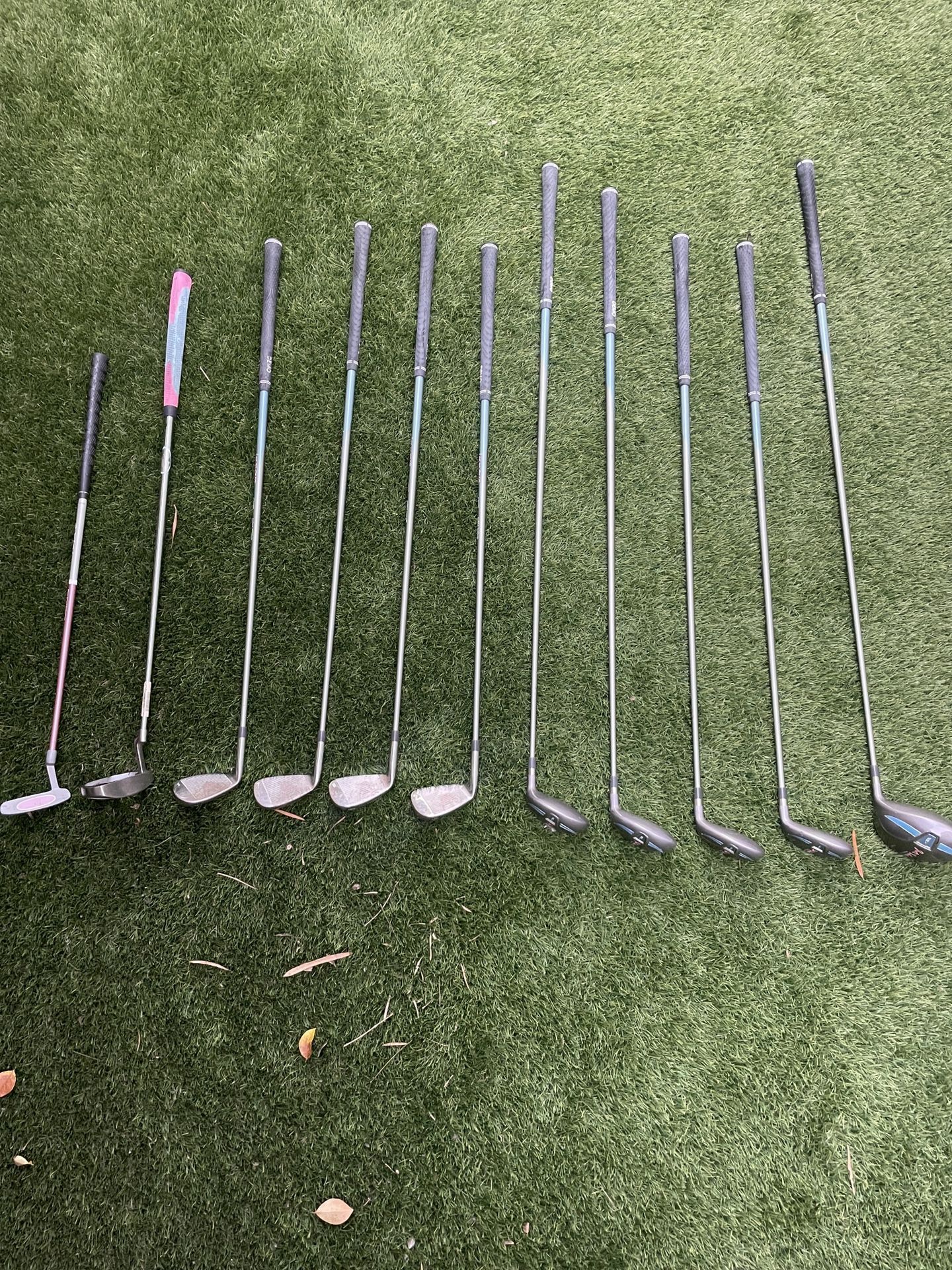Old Womens Tiger Shark Golf Set