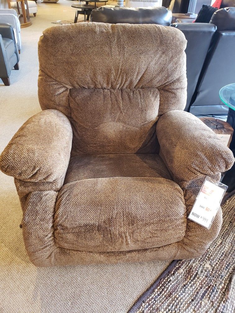 LA-Z-BOY Manual Rocker Recliner Chair. Original Price $1,000.