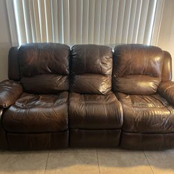 Leather Couch 