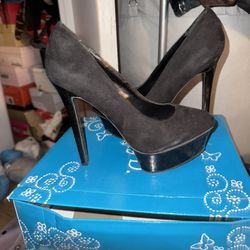 Black 4 Inch Heel