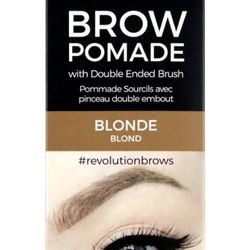  Revolution  Makeup Brow Pomade with Double-Ended Brush Blonde Sealed 