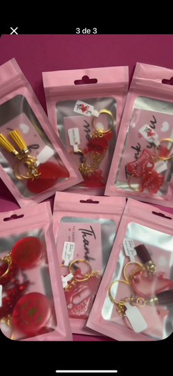 Resin keychains for two people