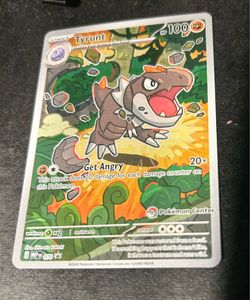 2026 Pokémon MEP EN Tyrunt Pokemon Center Stamp
