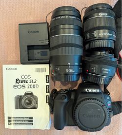 Canon EOS Rebel SL2 DSLR Camera Bundle