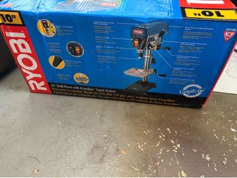 Ryobi 10" Drill Press with Laser System - In Box