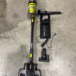 Ryobi 18v one hp advance stick up vaccum (tool only)