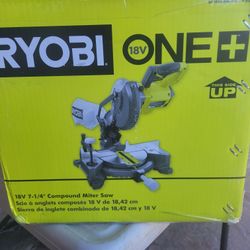 Ryobi ONE+ 18V 7-1/4" Compound Miter Saw Tool Only!!!