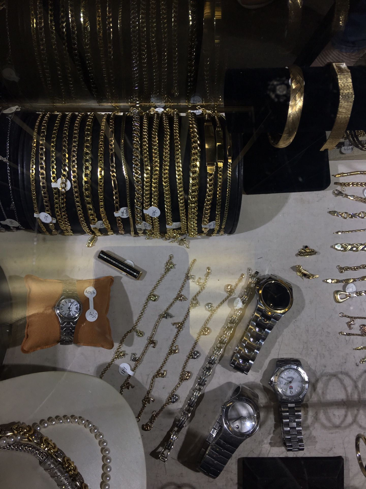 Bracelets, watches, earrings, necklaces and more