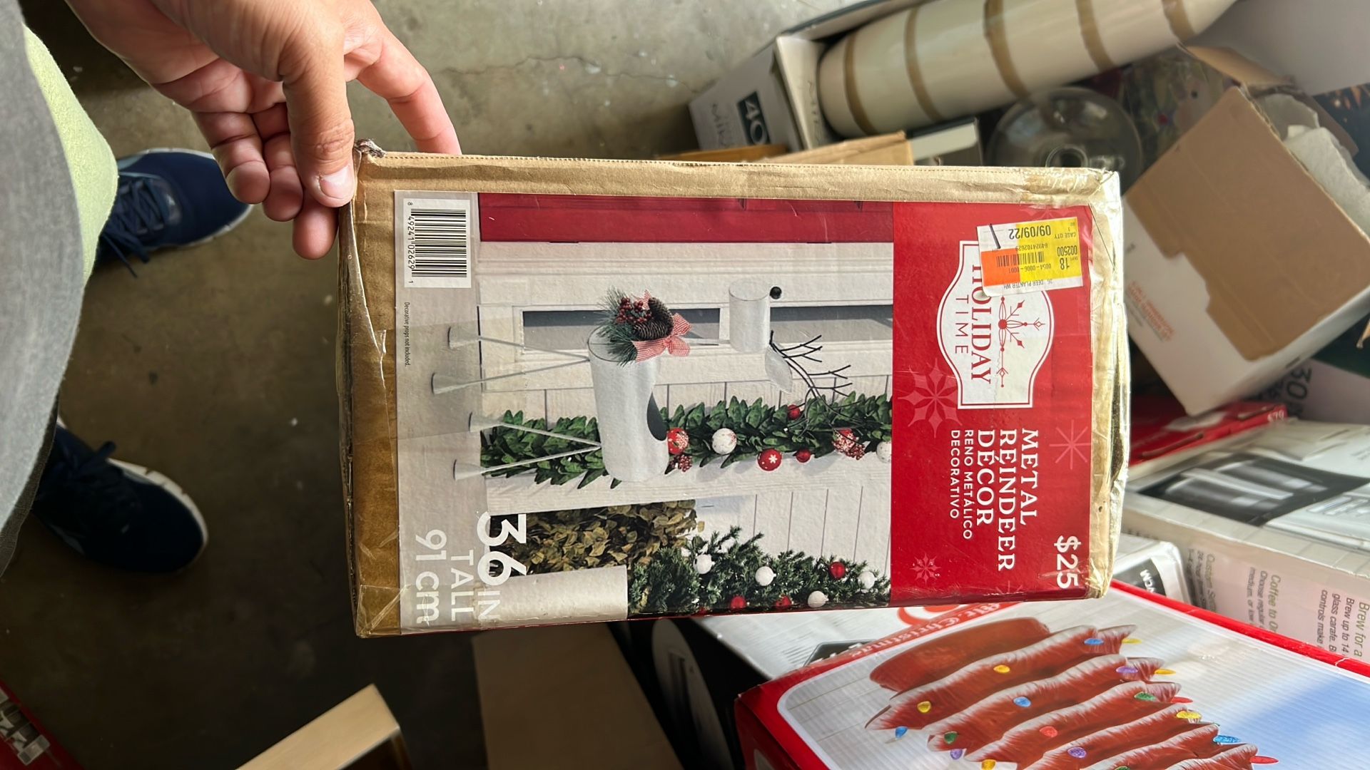 Outdoor Metal Decor Reindeer 