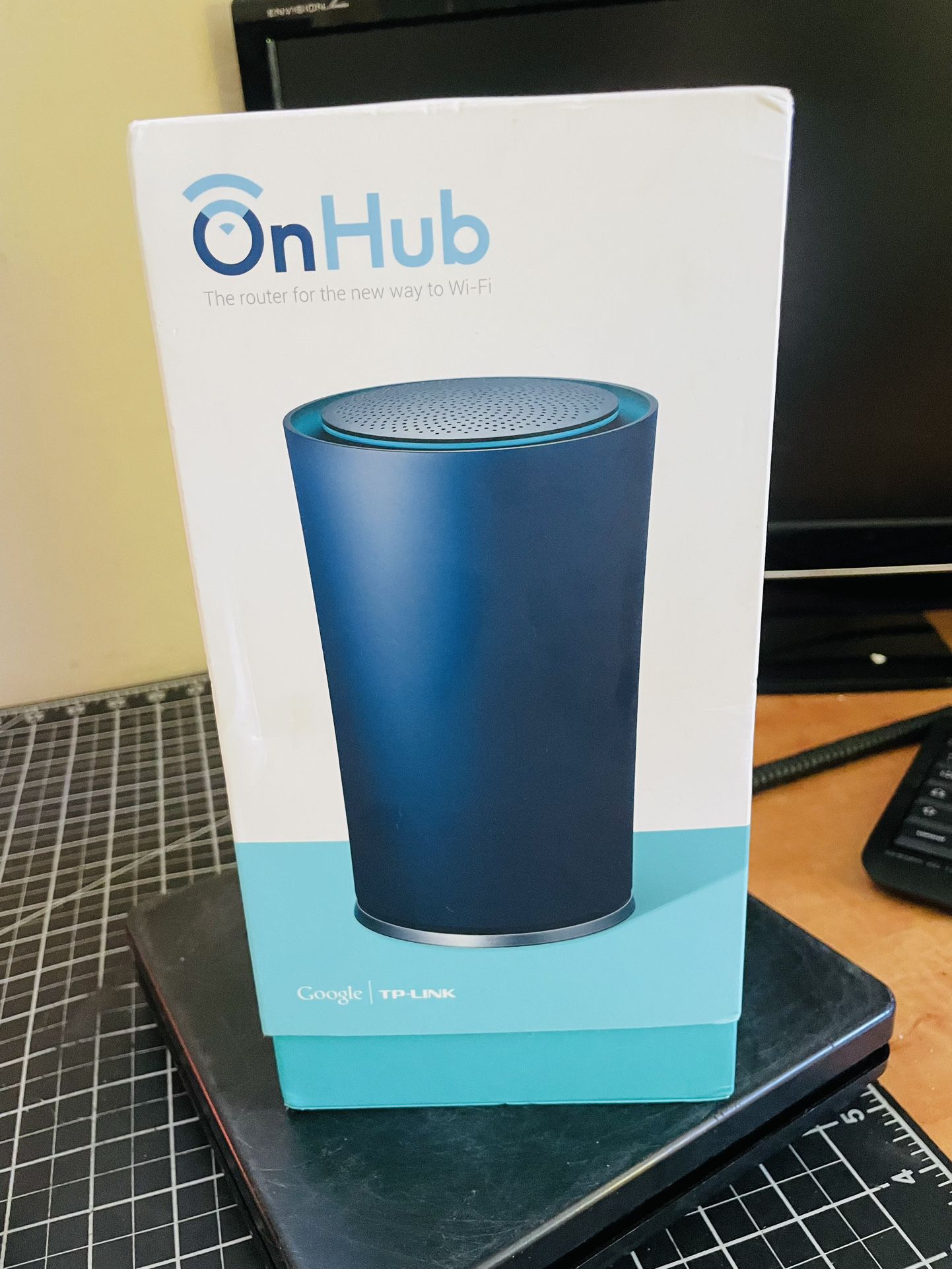 TP-Link OnHub Wireless Router from Google  BRAND NEW! NEVER OPENED!   Product Description Meet OnHub, the router from Google and TP-Link that’s built 