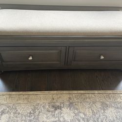  Bench With Storage Drawers 