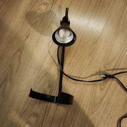 Ikea Lagra Black 17" adjustable table lamp.