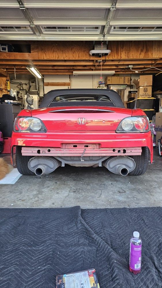 S2000 AP1 NFR (Red) Cut Rear Bumper