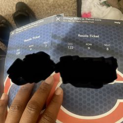 Chicago Bears Vs Detroit Lions Tickets 