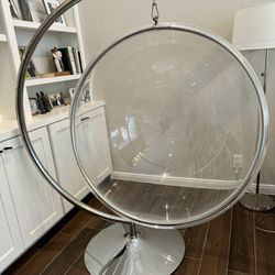 Hanging Bubble Chair with Stand
