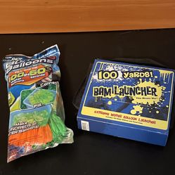 Water Balloon Launcher And Water Balloons 