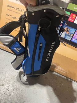 Top Flite Golf Stand Bag with clubs