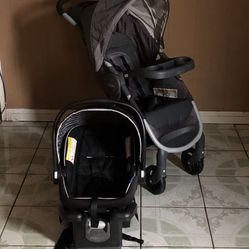 GRACO CLICK CONNECT TRAVEL SYSTEM CAR SEAT STROLLER AND BASE!!!!