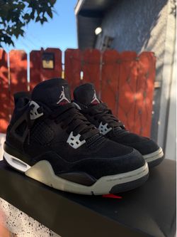 Air Jordan 4 Retro SE Black Canvas 5Y