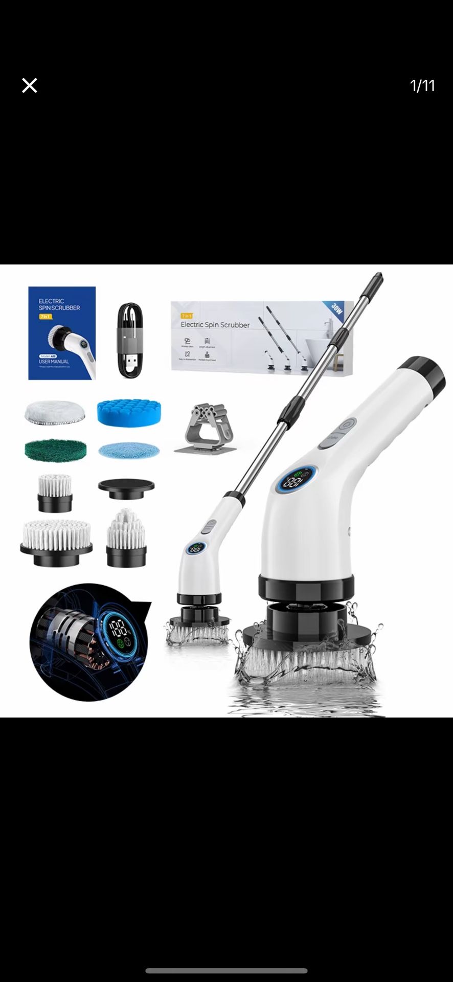 Electric Spin Scrubber