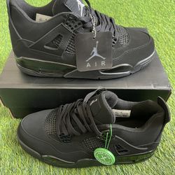 Black Cat Jordan 4s 